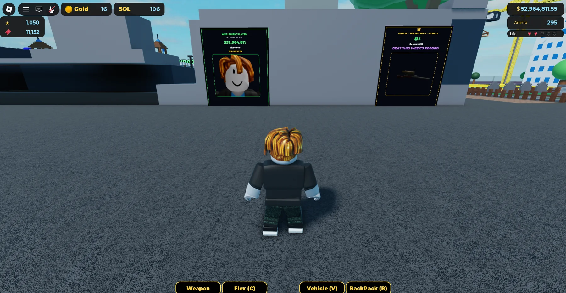 Player entering a Ticket City hub area